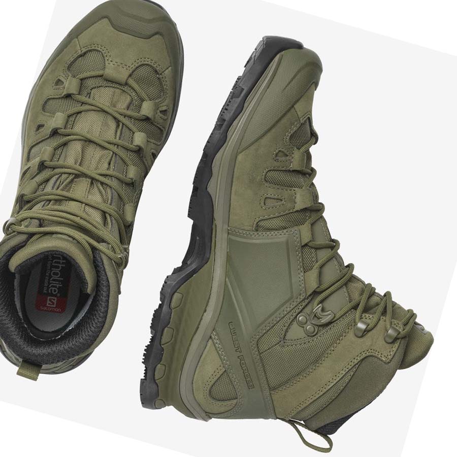 Salomon QUEST 4D GORE-TEX FORCES 2 EN Erkek Bot Zeytin Yeşili | TR 3368DFM